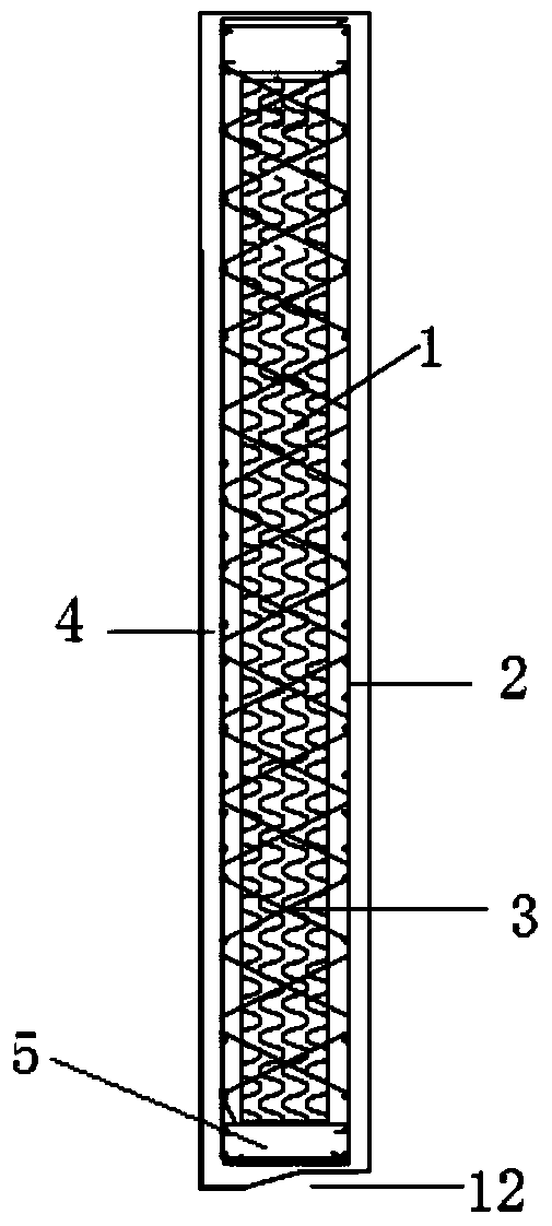 Self-heat-preservation prefabricated outer wall board with frame net rack