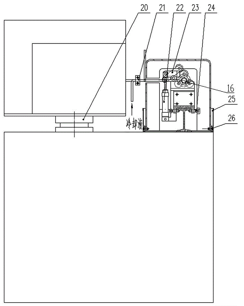 A quenching machine tool capable of preventing bending deformation of slender rods during quenching