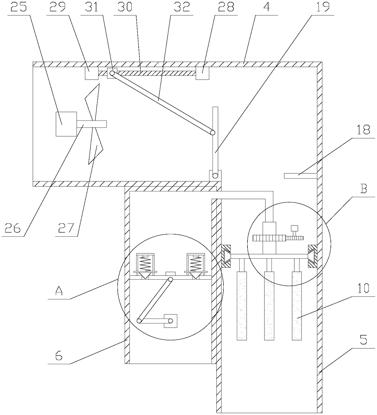 Power instrument with good heat dissipation effect