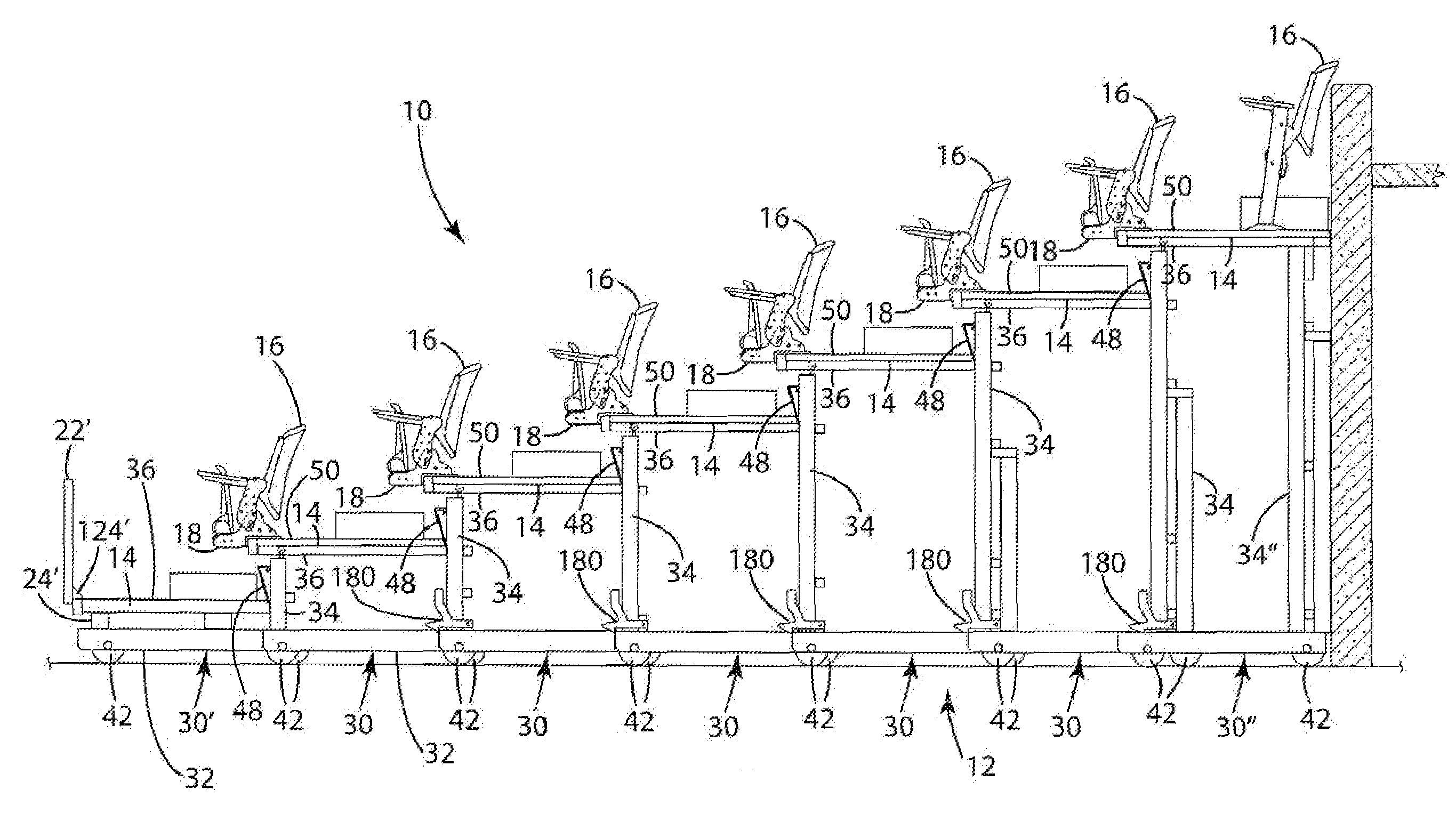 Multi-configurable platform seating system