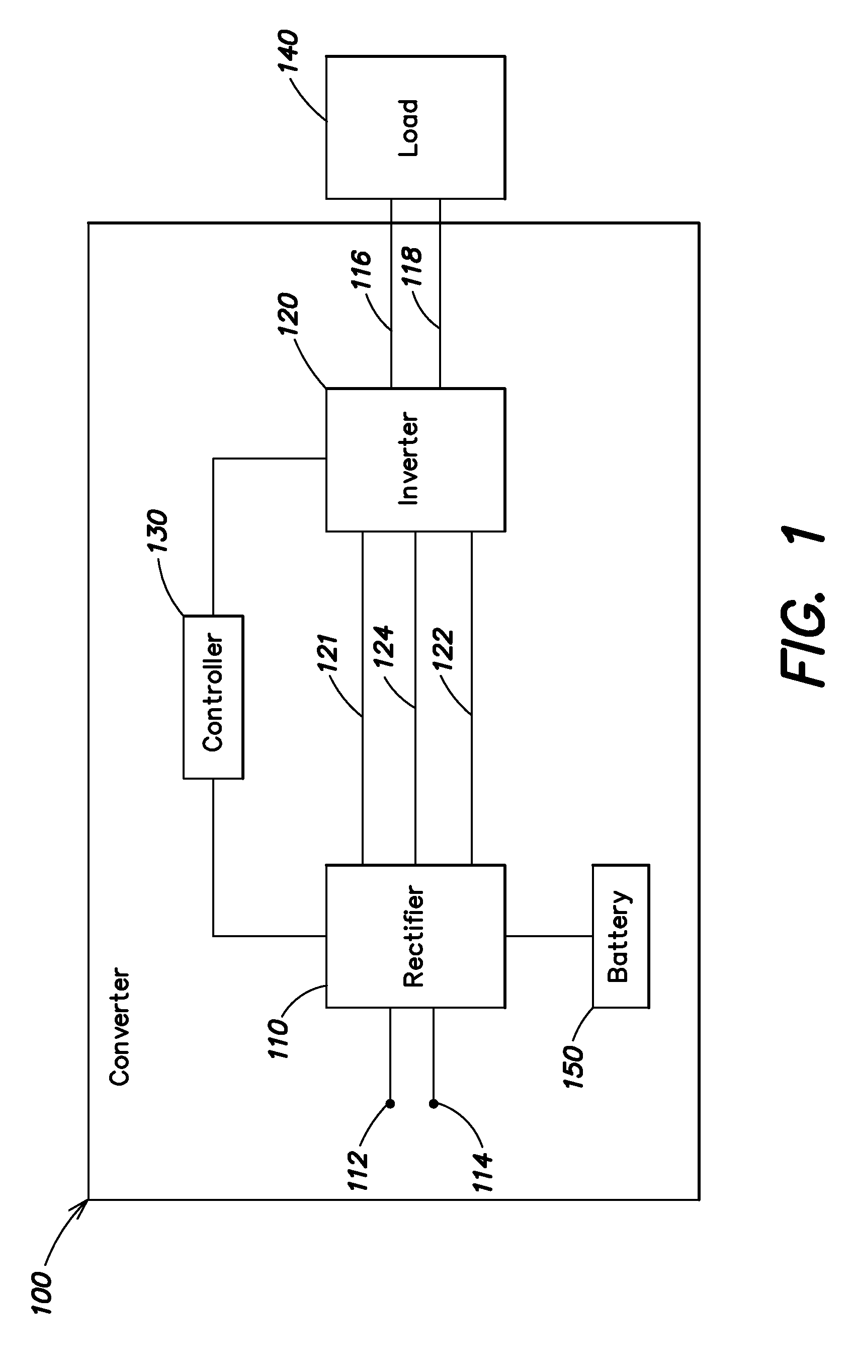 UPS frequency converter and line conditioner