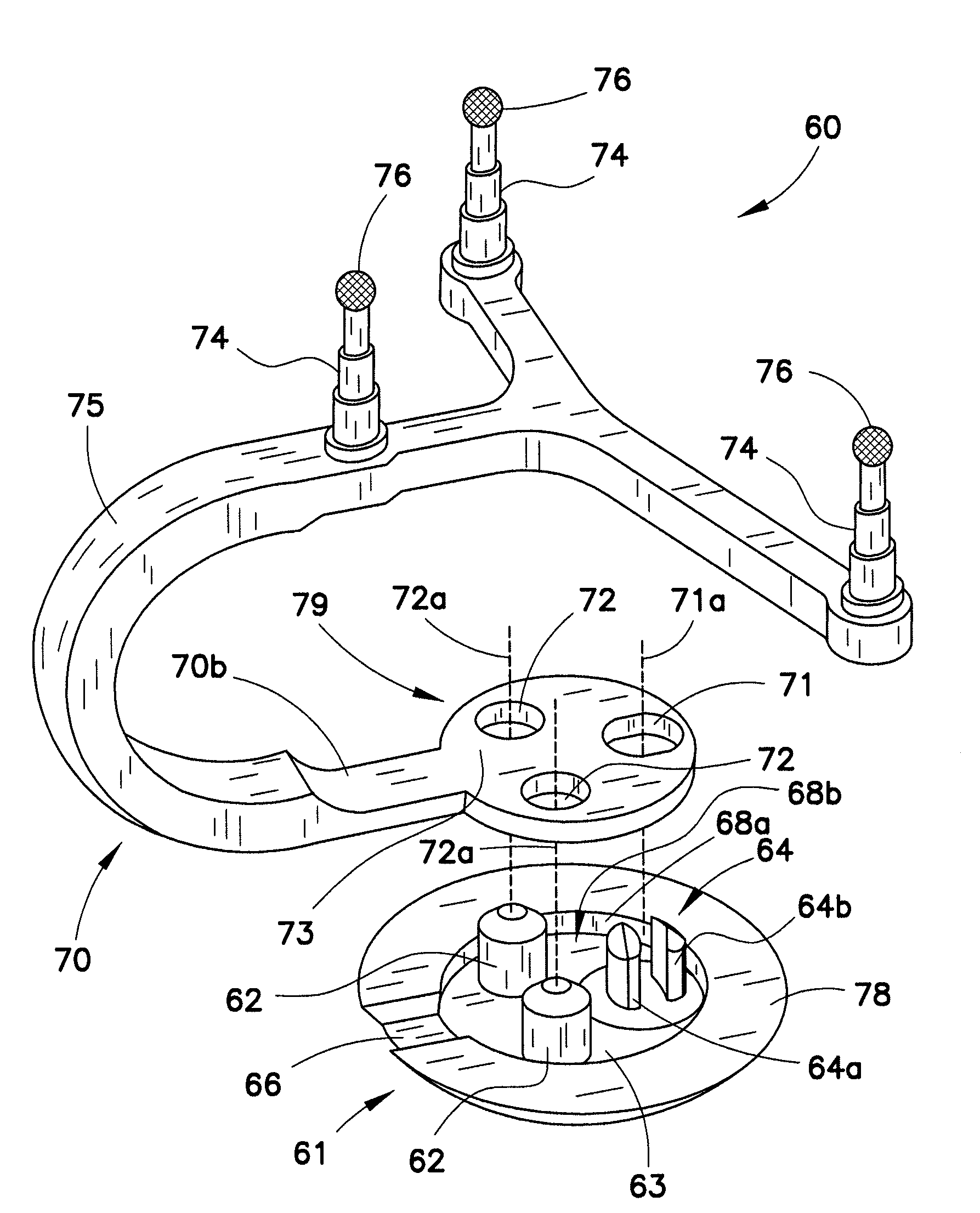 Patella tracking method and apparatus for use in surgical navigation