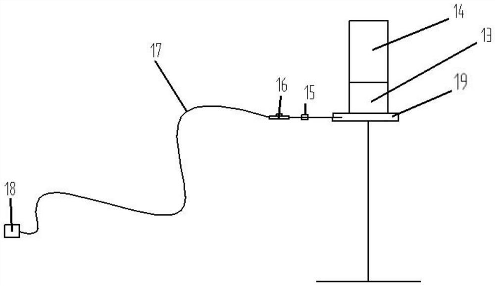 Power takeoff rack test device and test method thereof