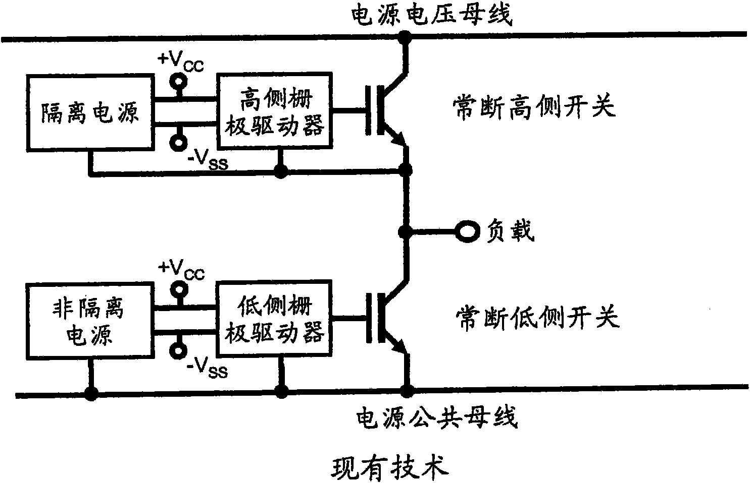 Half-bridge circuits employing normally on switches and methods of preventing unintended current flow therein