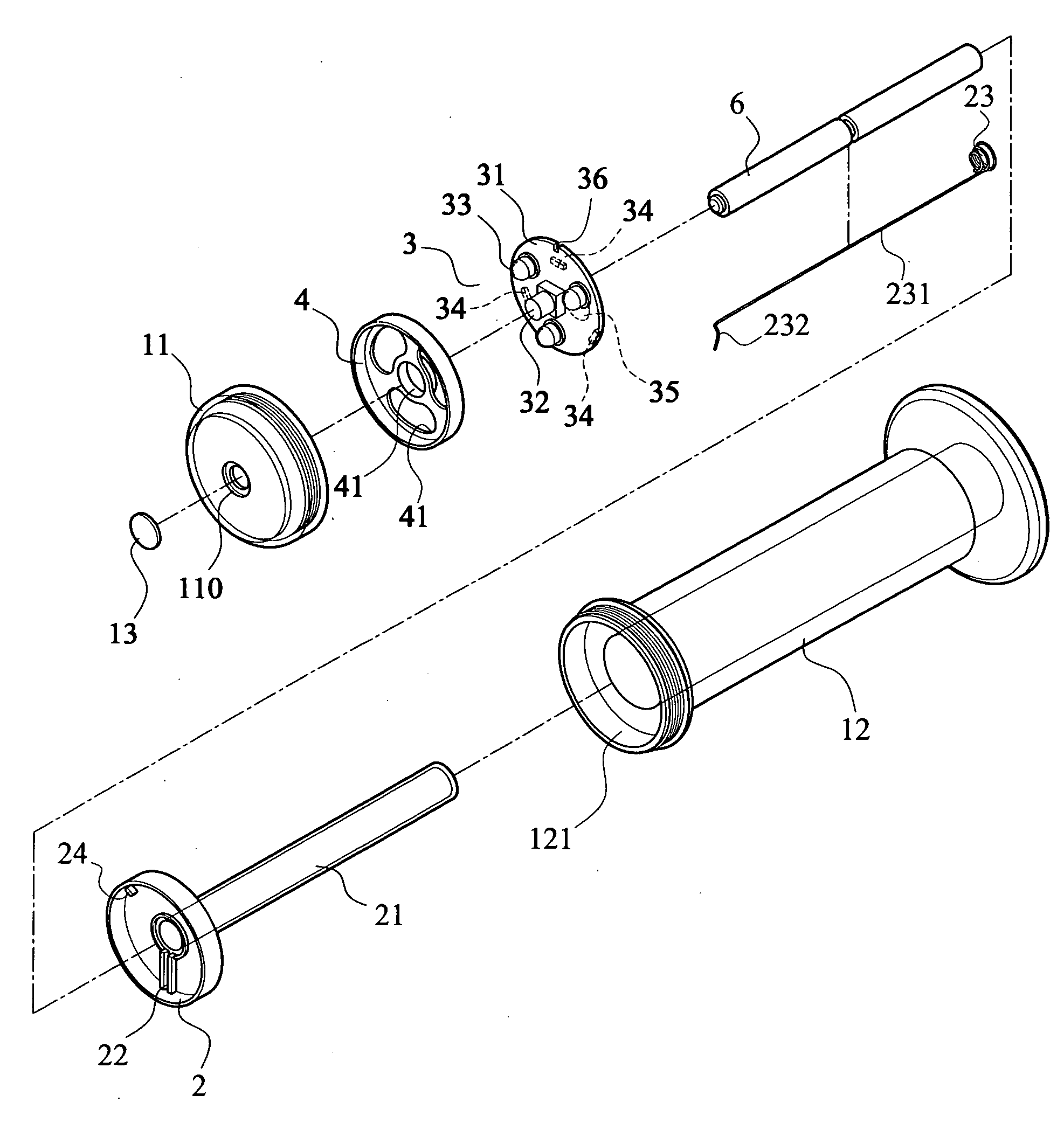 Illuminated handle bar grip