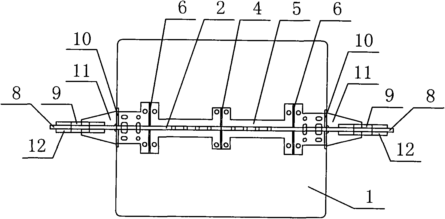 Stayed-cable anchor plate type anchoring structure of stayed-cable bridge cable tower