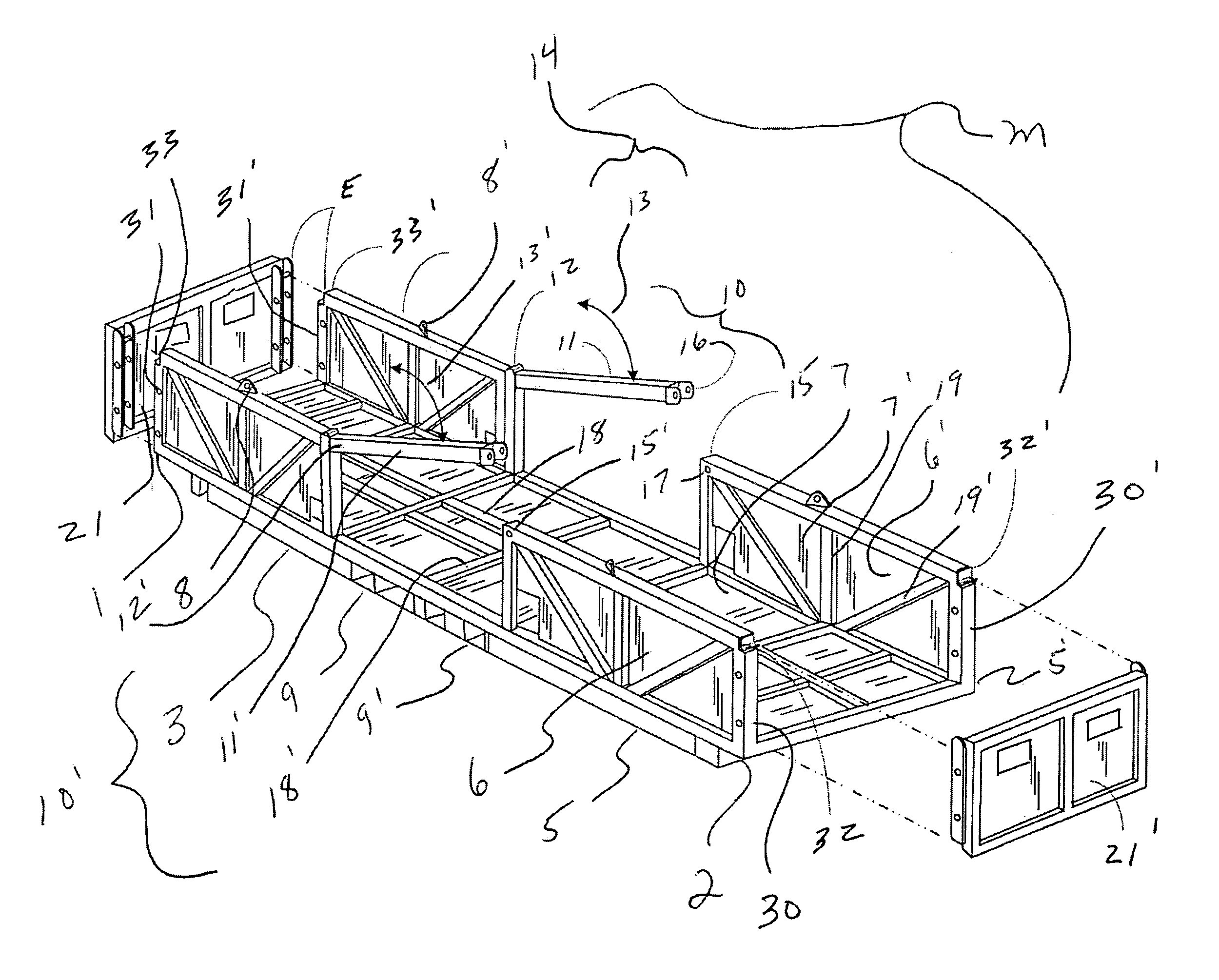 Extendable Cargo System and Method Therefore