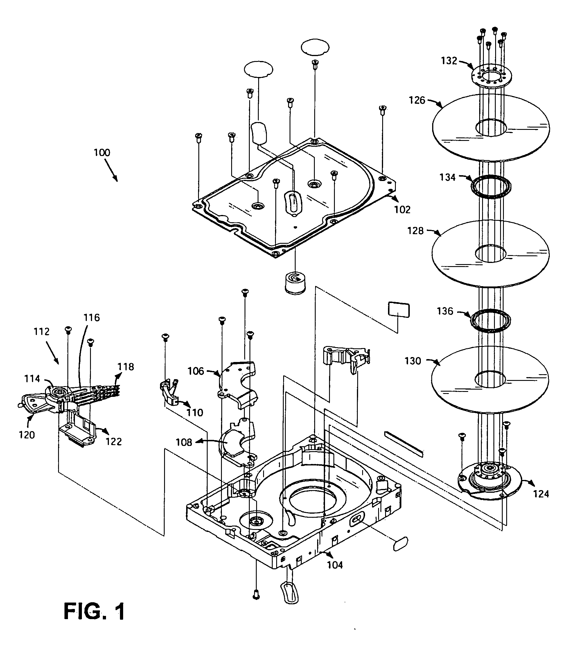 Magnetic read head with recessed hard bias and current leads