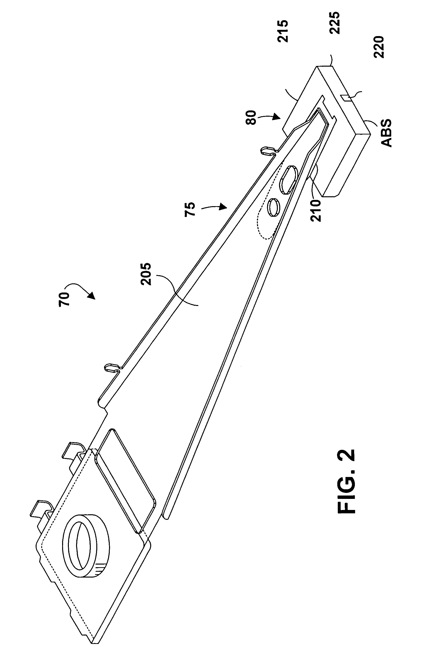 Magnetic read head with recessed hard bias and current leads