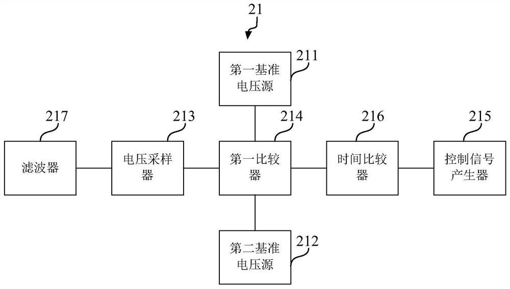 A single-cell series lithium battery protection circuit