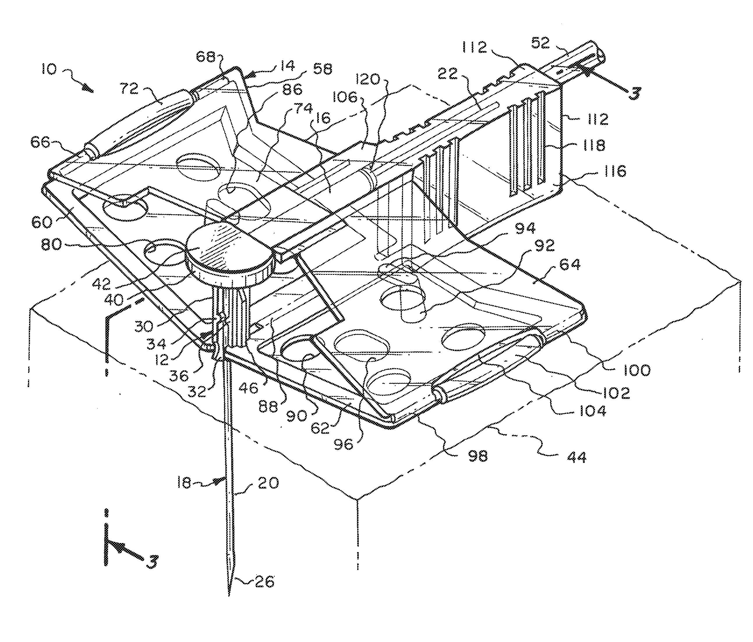 Huber needle safety enclosure