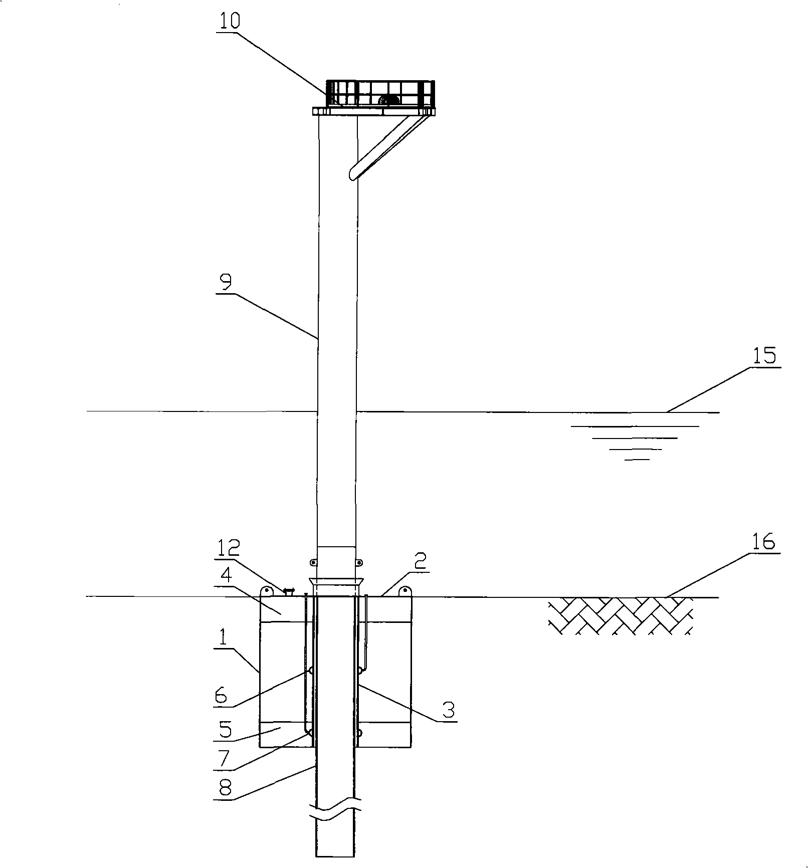 Novel single pillar structure and mounting method thereof