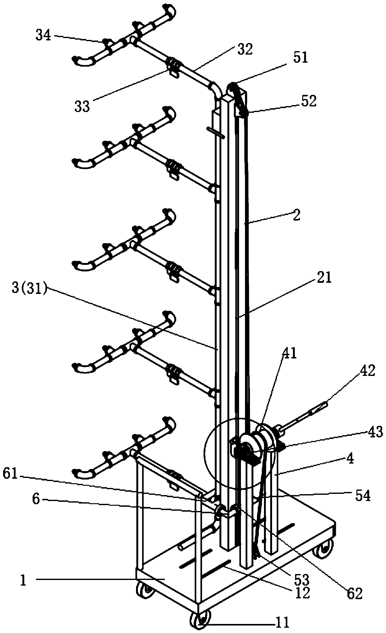 Automatic watering cart for wood decay fungi