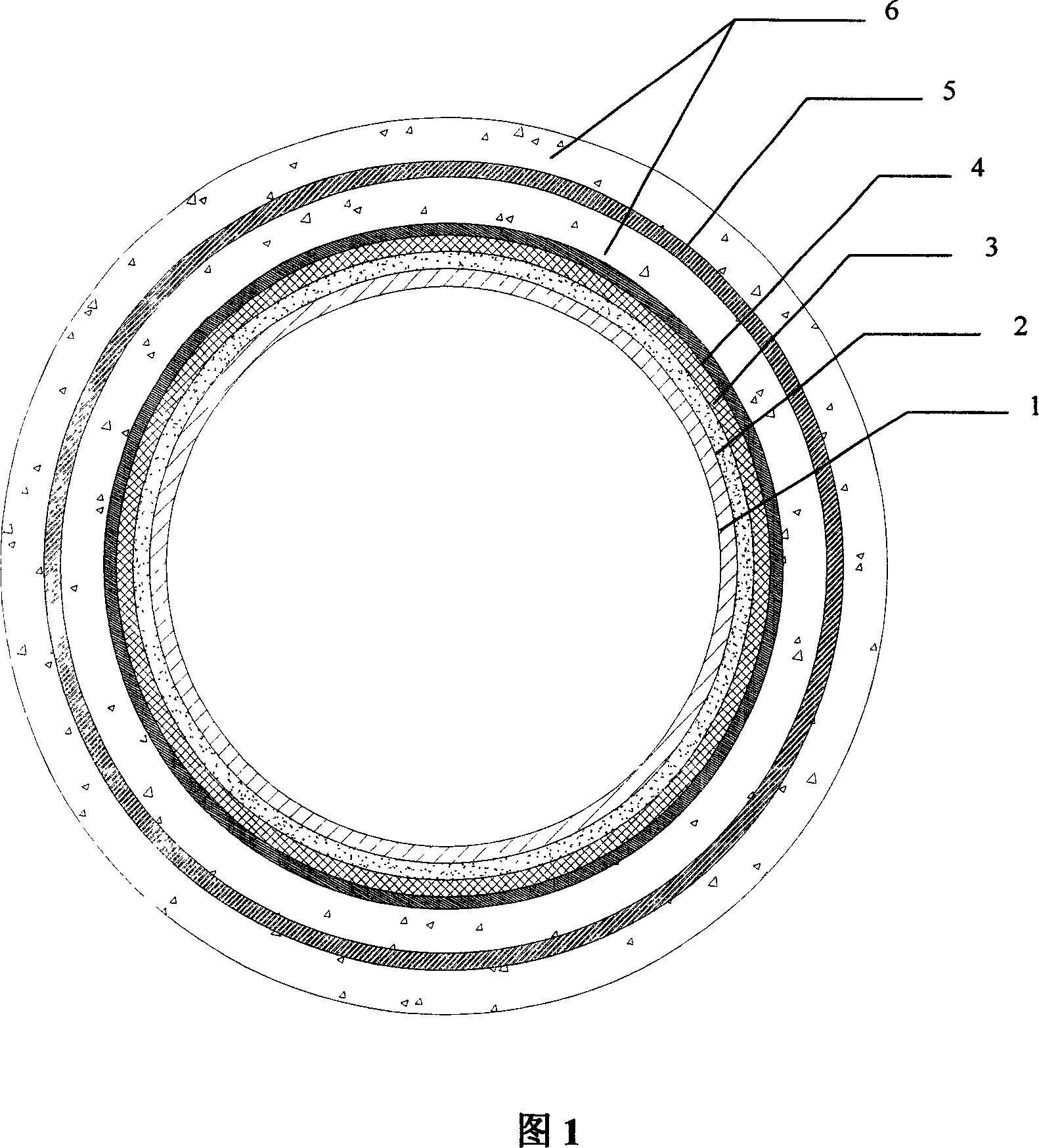 Anti-drop method used for sintering epoxy powder anti-corrosive counterweight tube