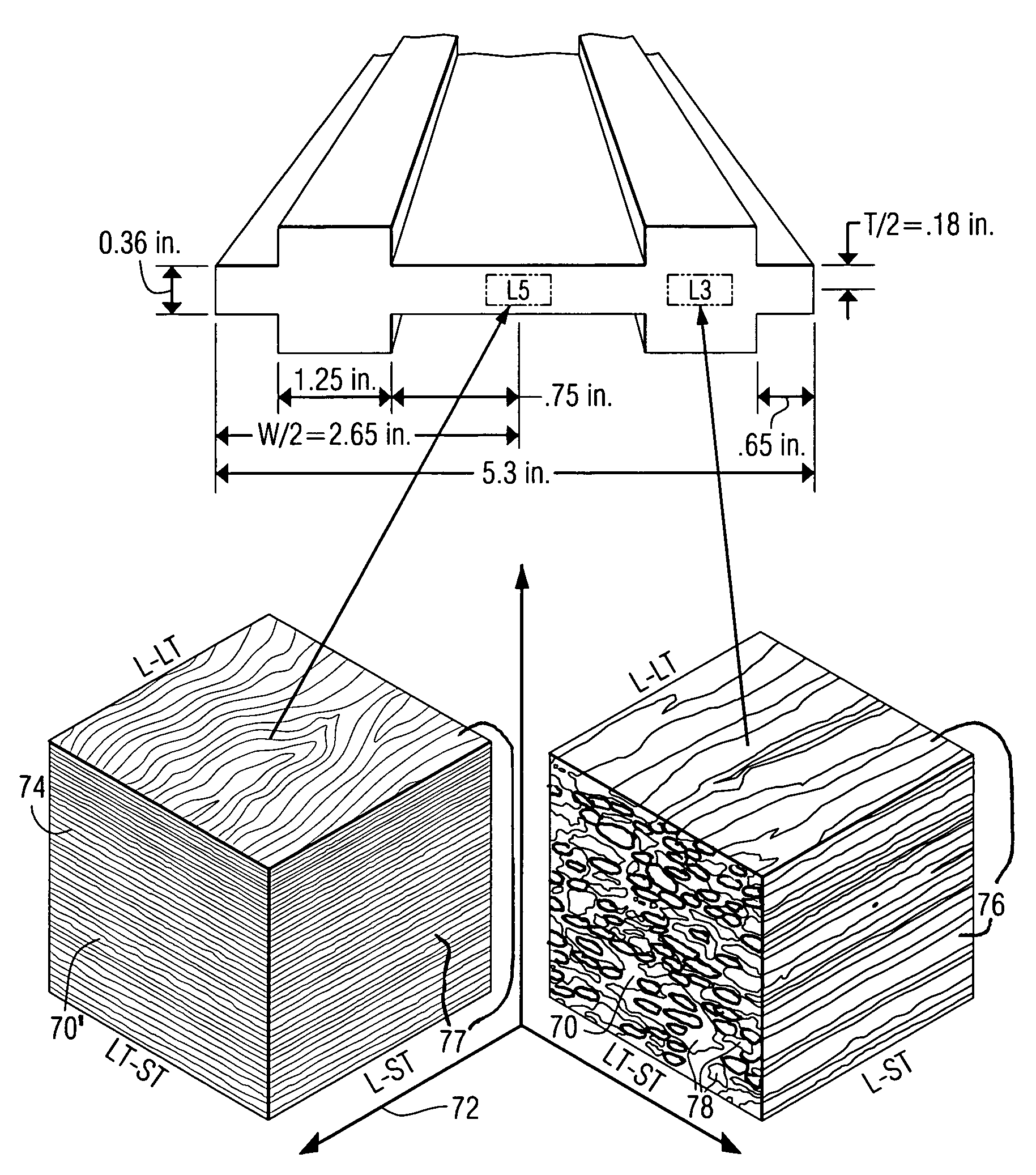 Structural members having improved resistance to fatigue crack growth