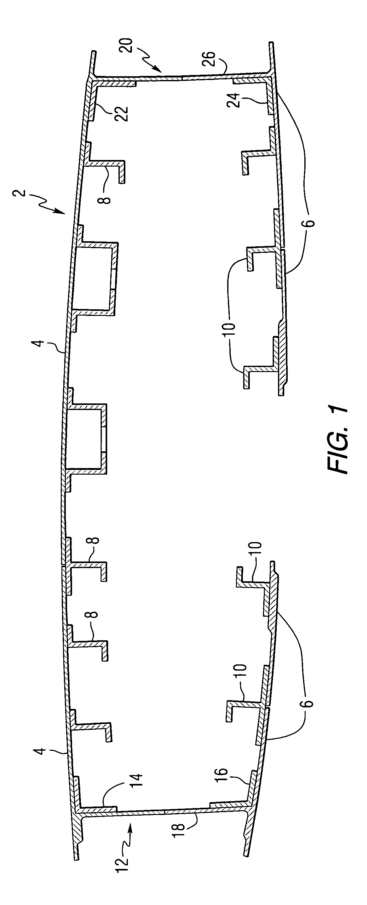 Structural members having improved resistance to fatigue crack growth