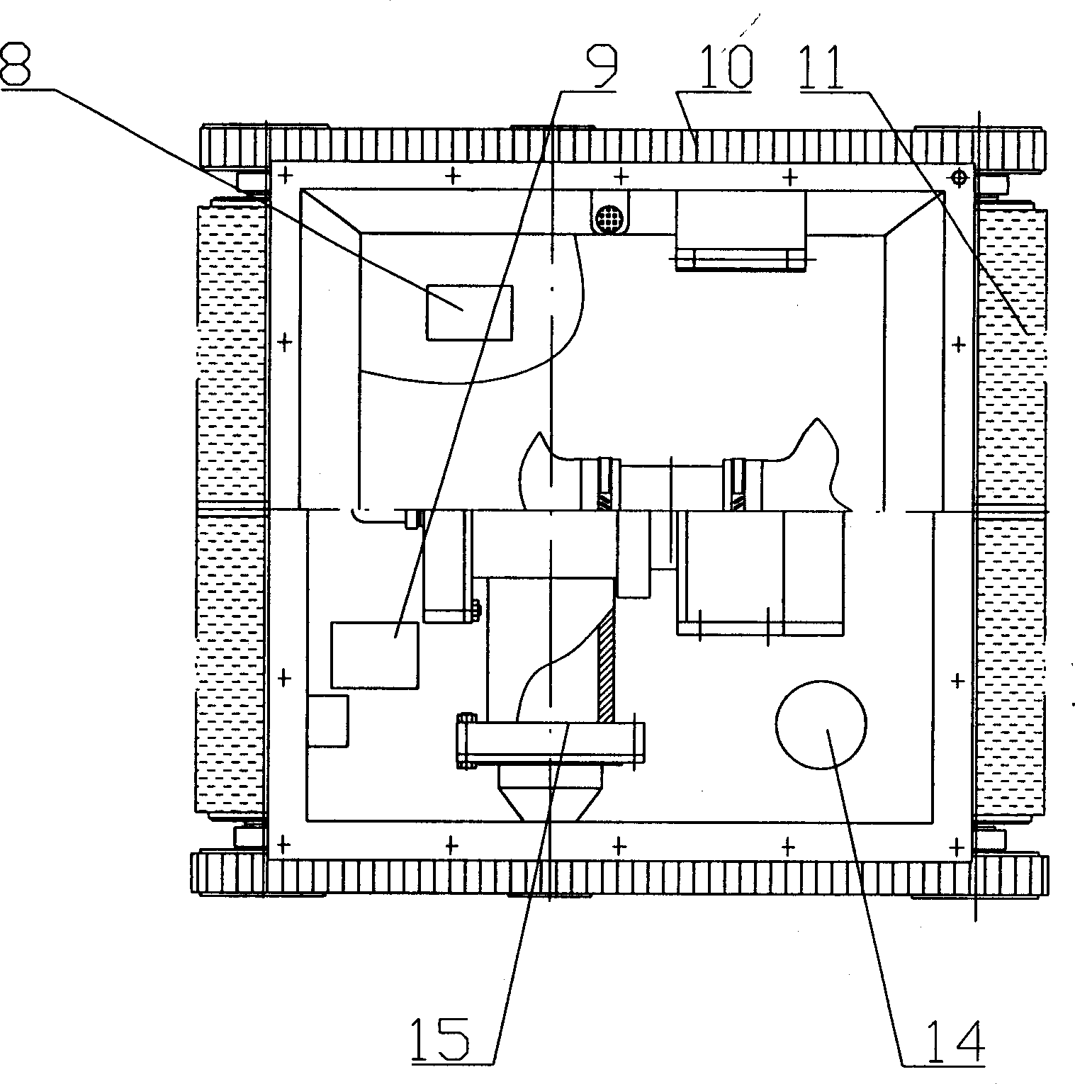 Pond cheanser possesing capability of determining dirt