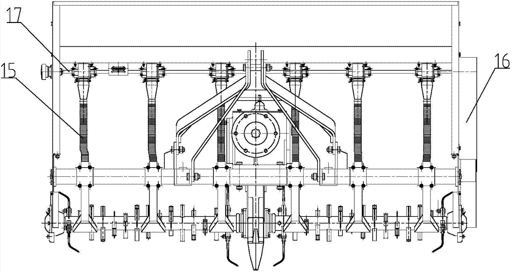 Paddy-field fertilizer once applying device