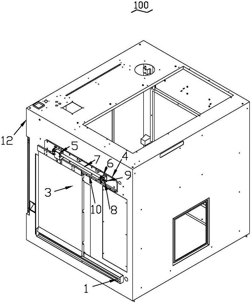 Automatic door and numerical control machine tool with automatic door