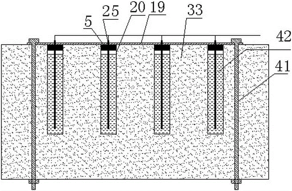 A device and method for shearing rock structural planes