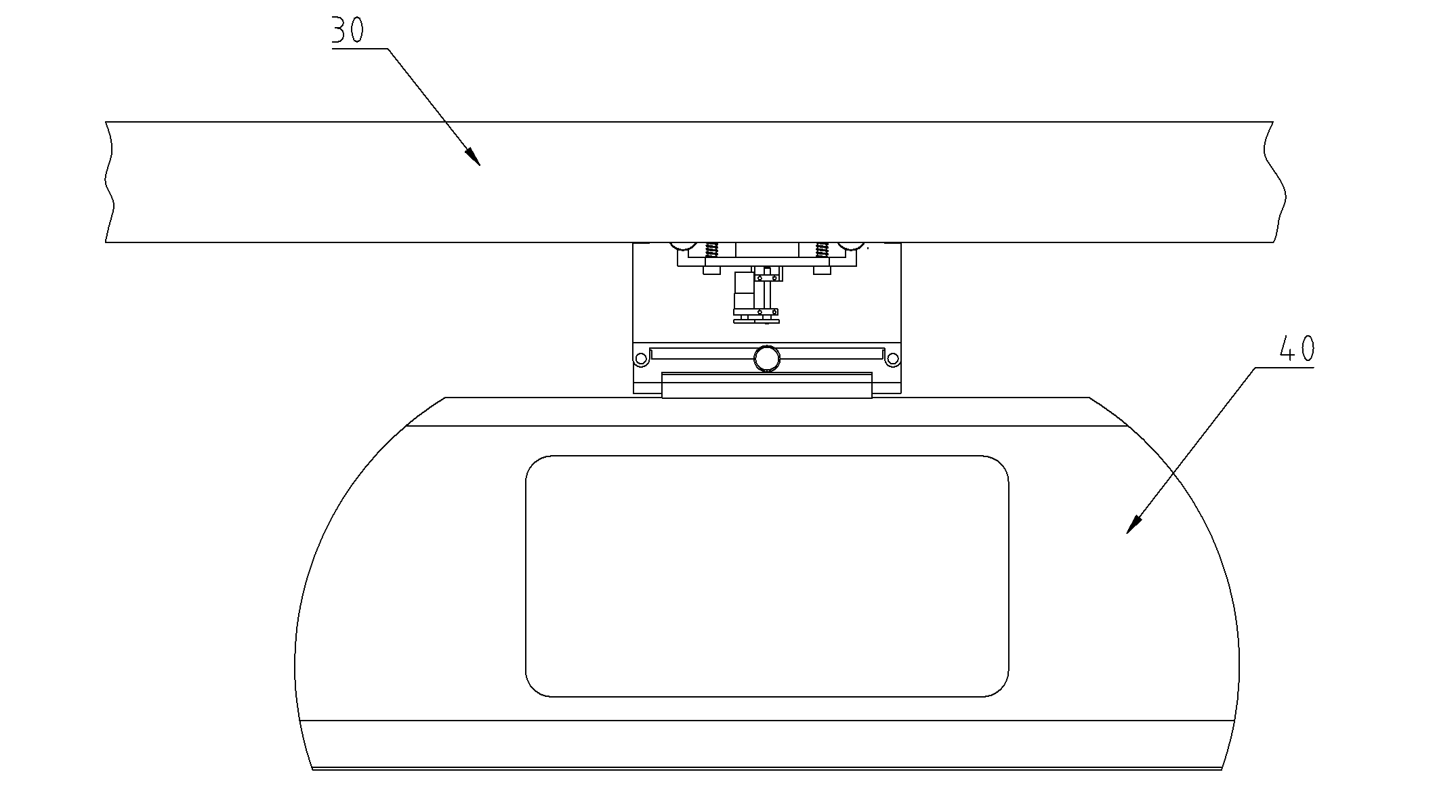 Suspension type monorail trolley and suspension type monorail traffic system