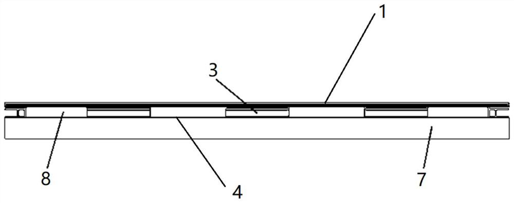 Photovoltaic power generation glass building element and curtain wall