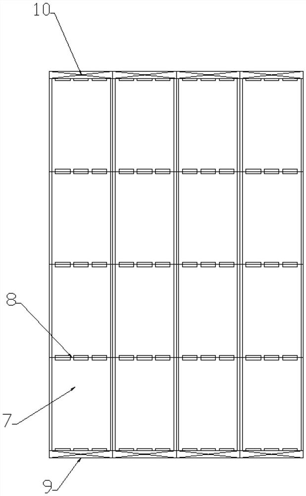 Photovoltaic power generation glass building element and curtain wall