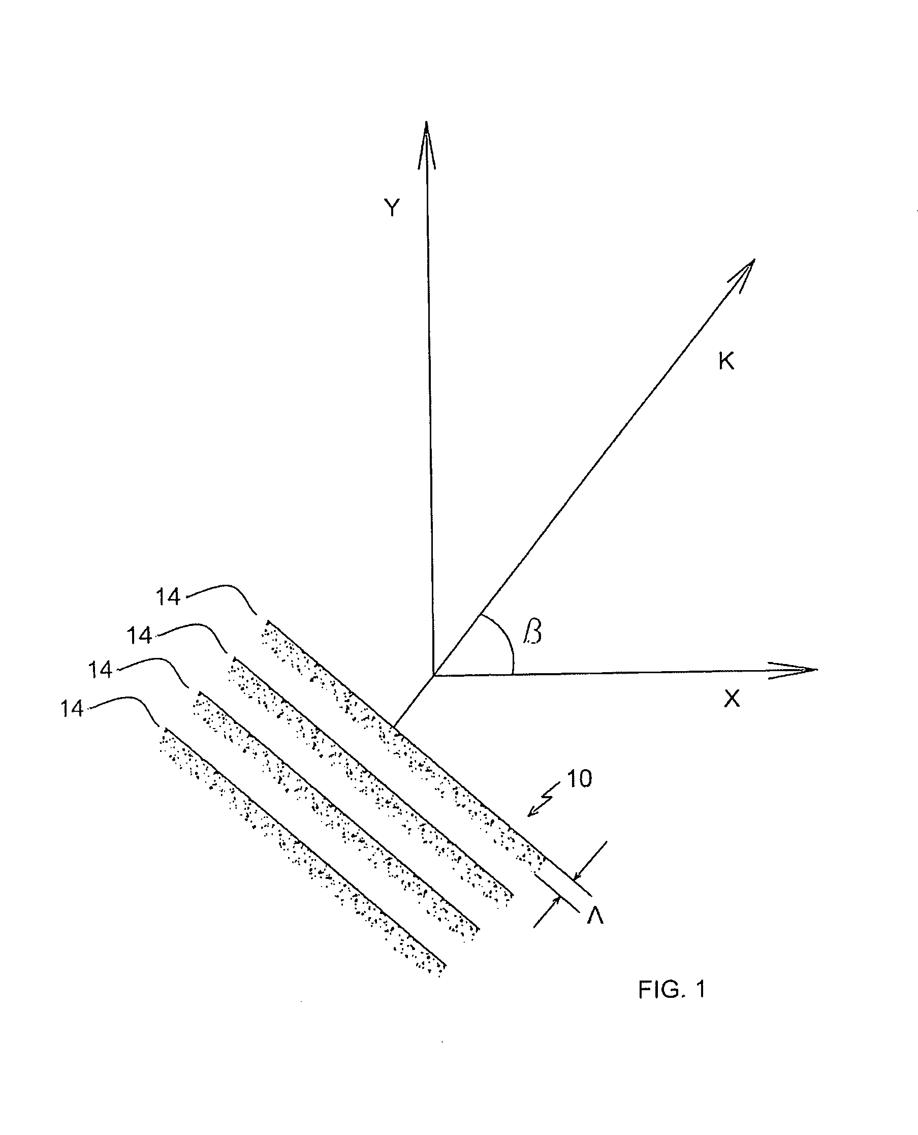 Space-variant subwavelength dielectric grating and applications thereof