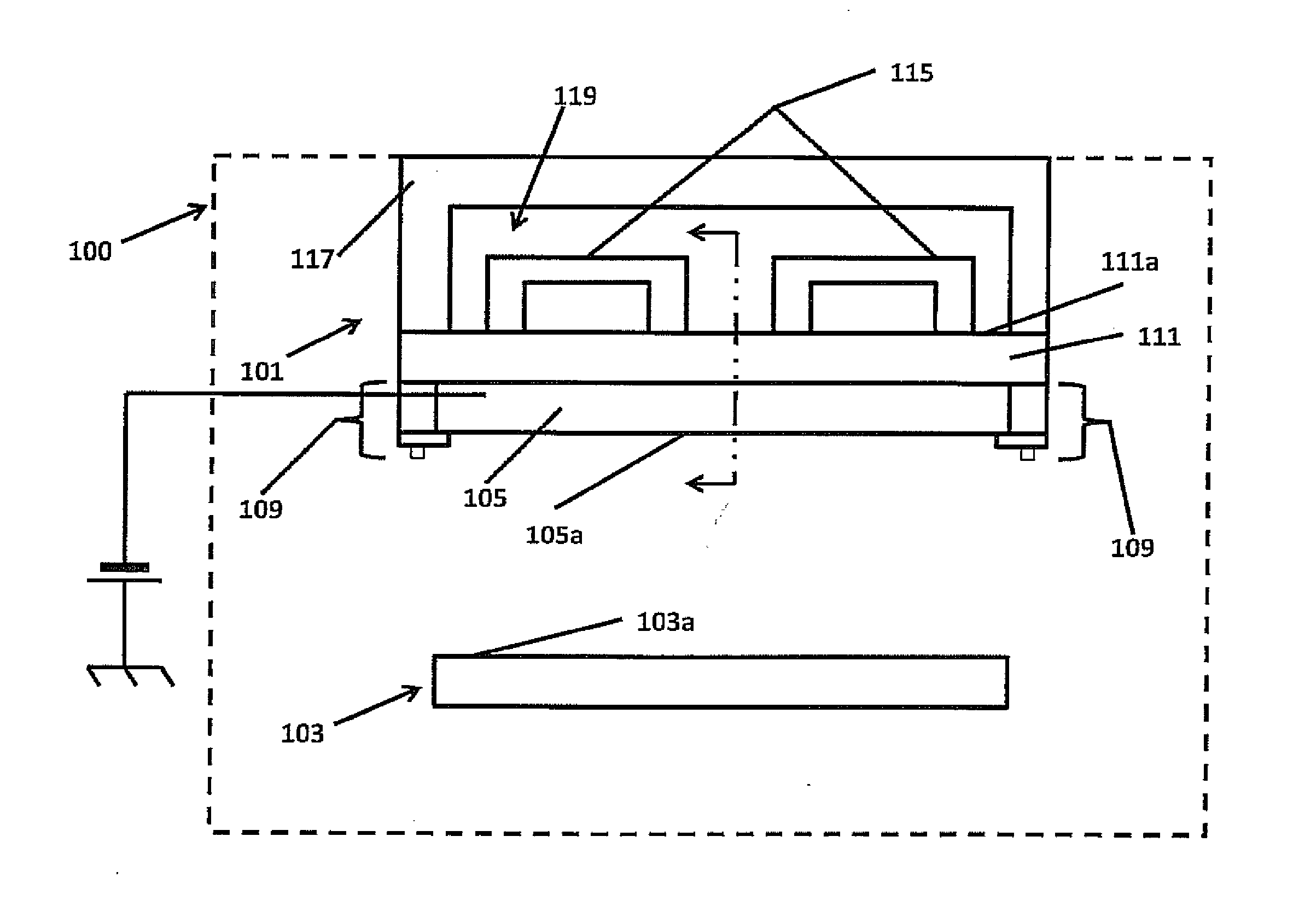 Sputtering target temperature control utilizing layers having predetermined emissivity coefficients