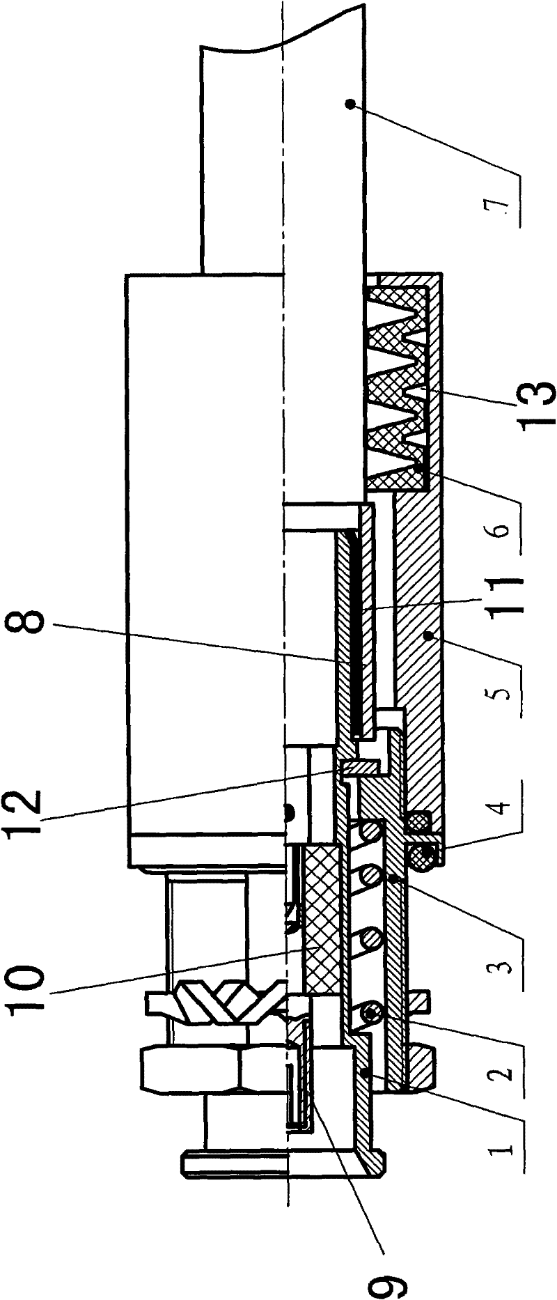 Floating water sealing coaxial electric connector