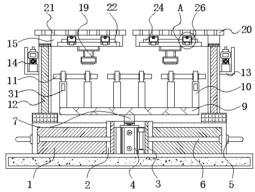 Monitoring device having protective structure and used for rotating machine under radiation environment