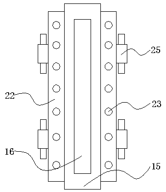 Monitoring device having protective structure and used for rotating machine under radiation environment