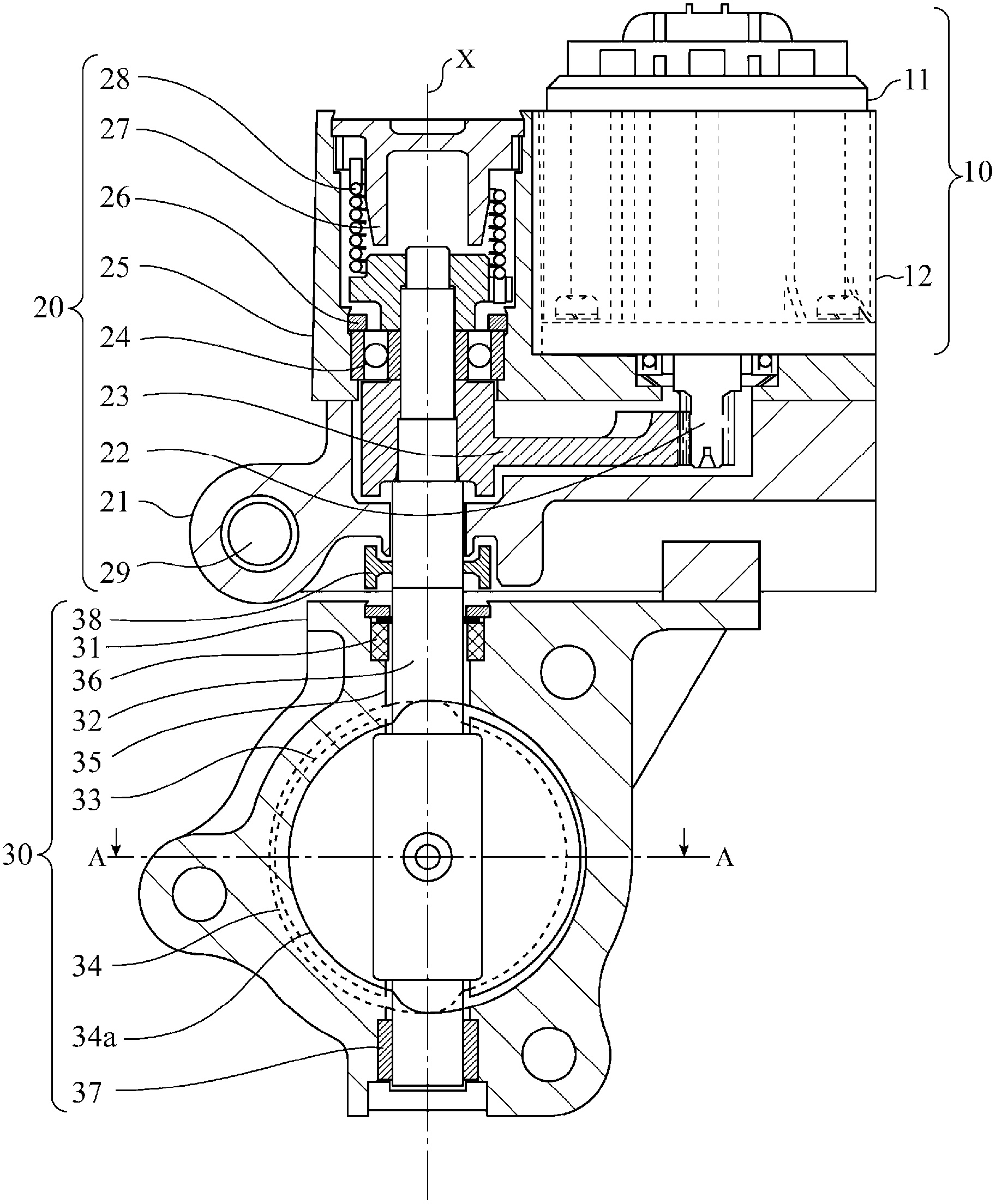 Step type valve