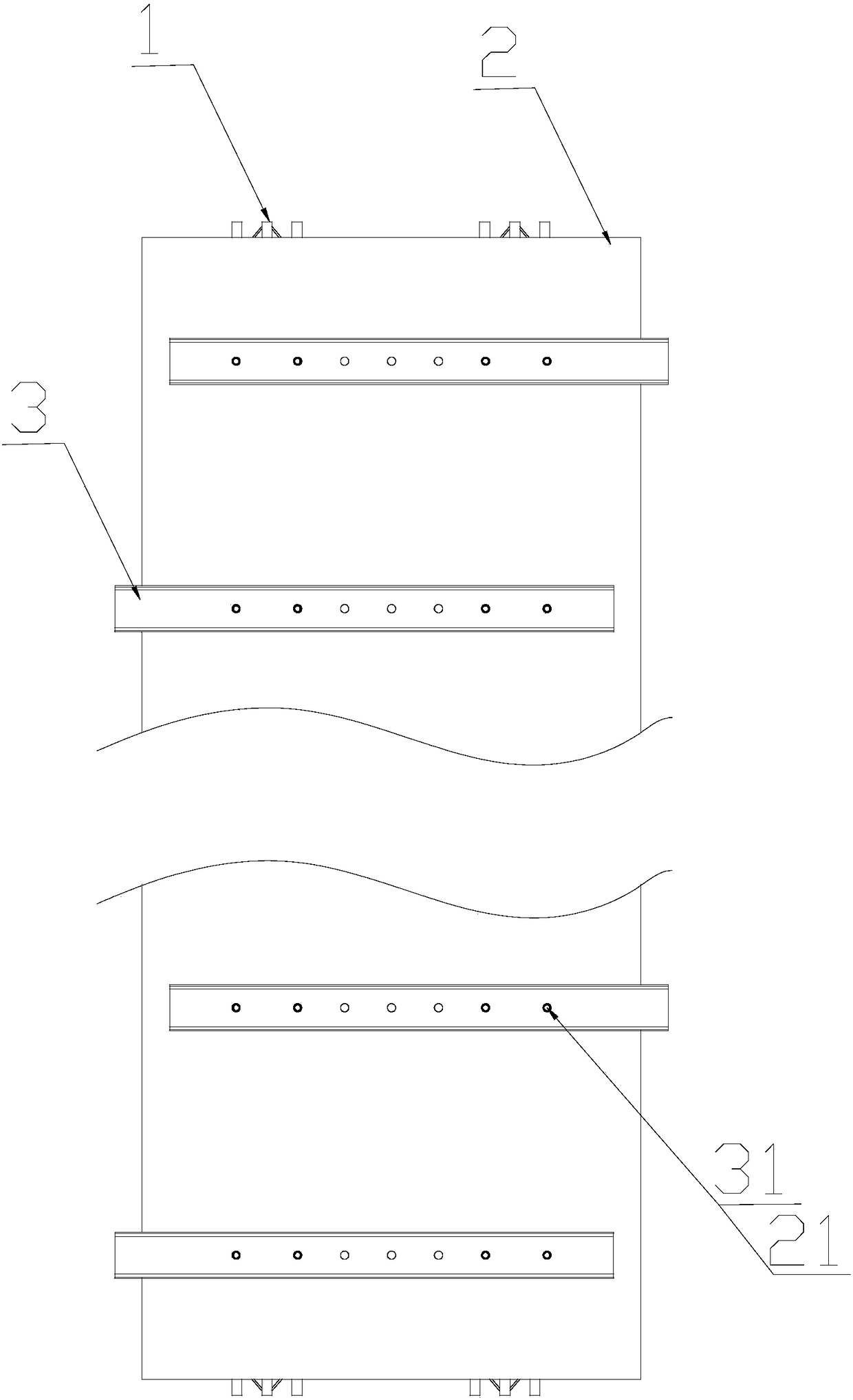 Assembled steel bar truss floor support plate