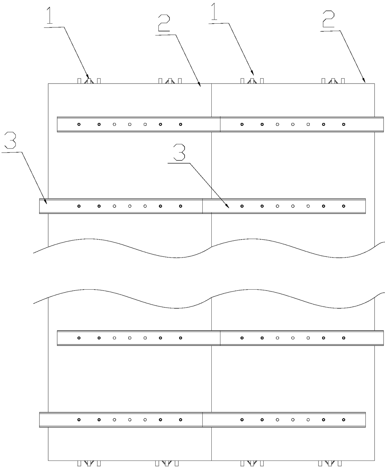 Assembled steel bar truss floor support plate