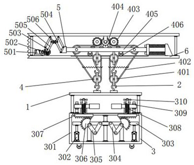 Composite floor assembling type lifting tool