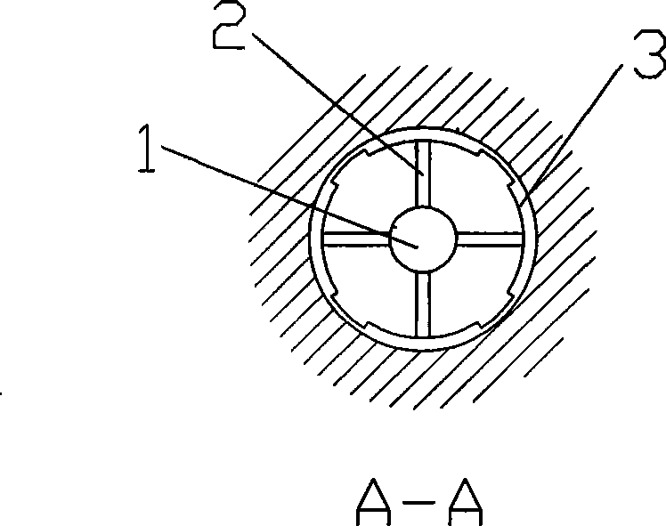 Hydrostatic pressure auxiliary shoring cutter-holder and shoring method