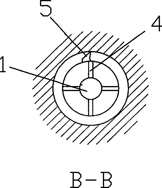 Hydrostatic pressure auxiliary shoring cutter-holder and shoring method