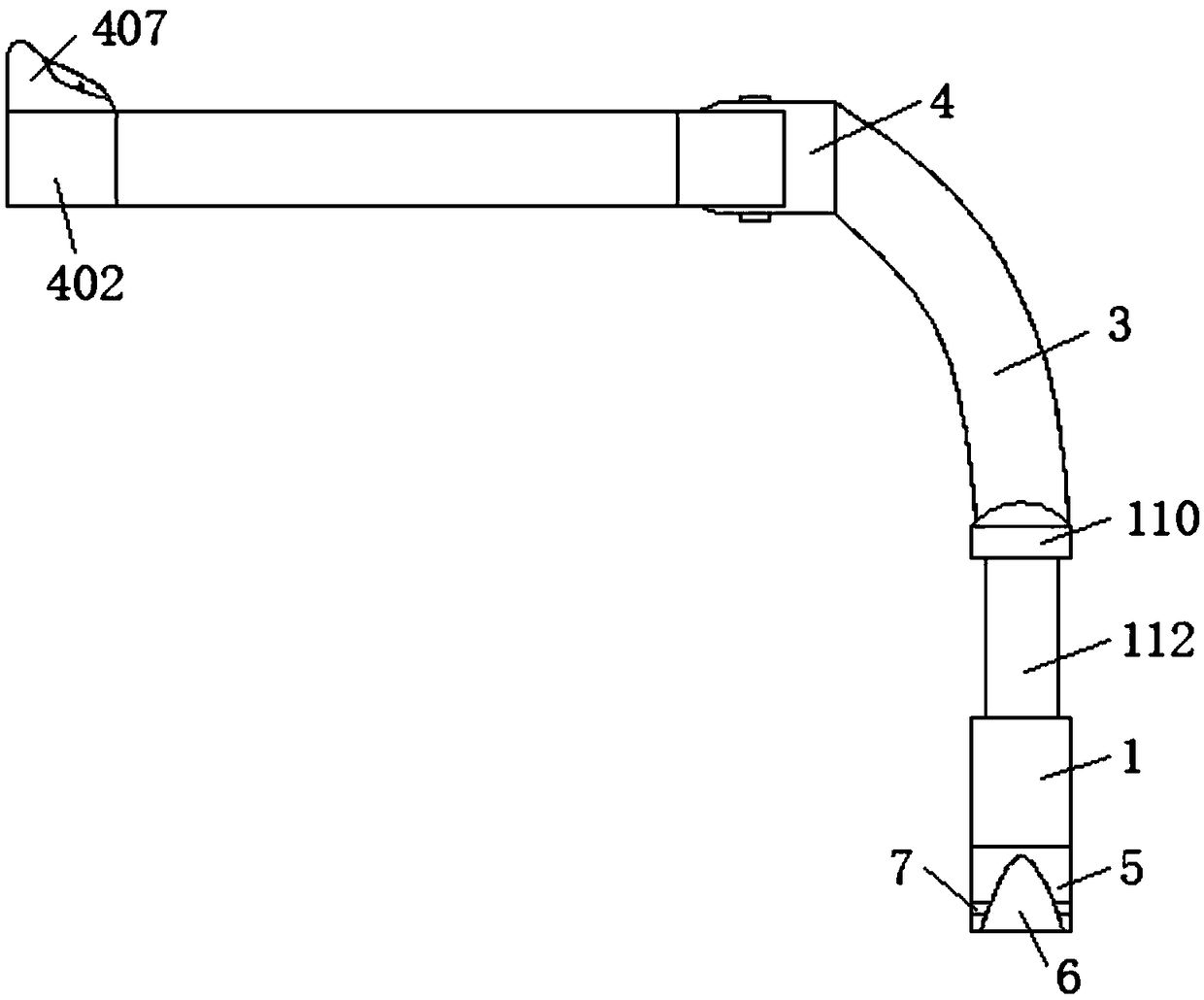 Flexible and adjustable one-full-year infant hairdressing auxiliary device