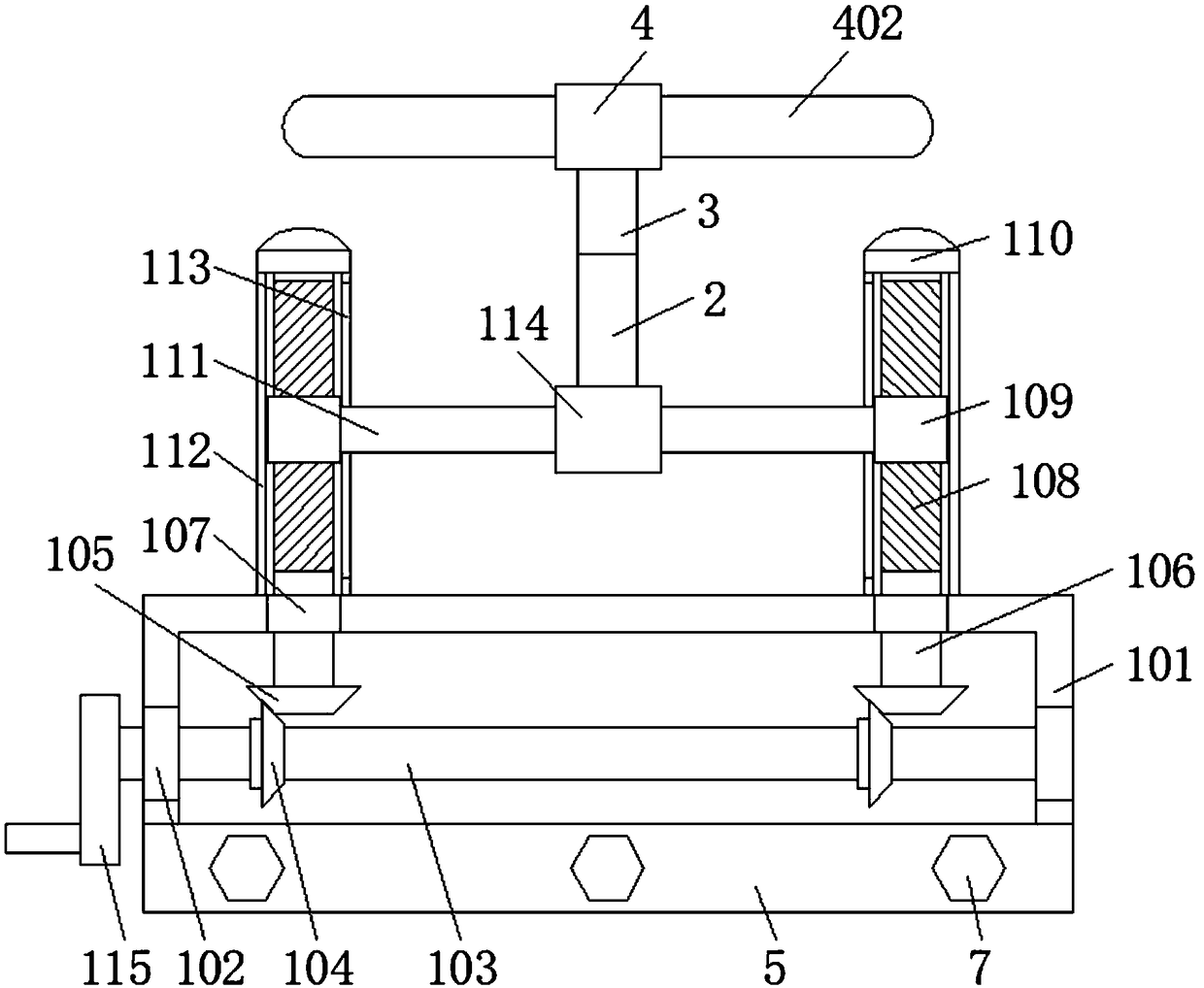 Flexible and adjustable one-full-year infant hairdressing auxiliary device