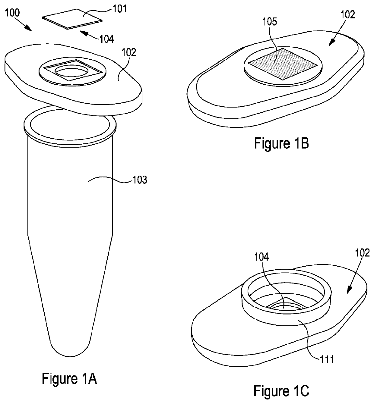 Sample container with integrated internal reflection element