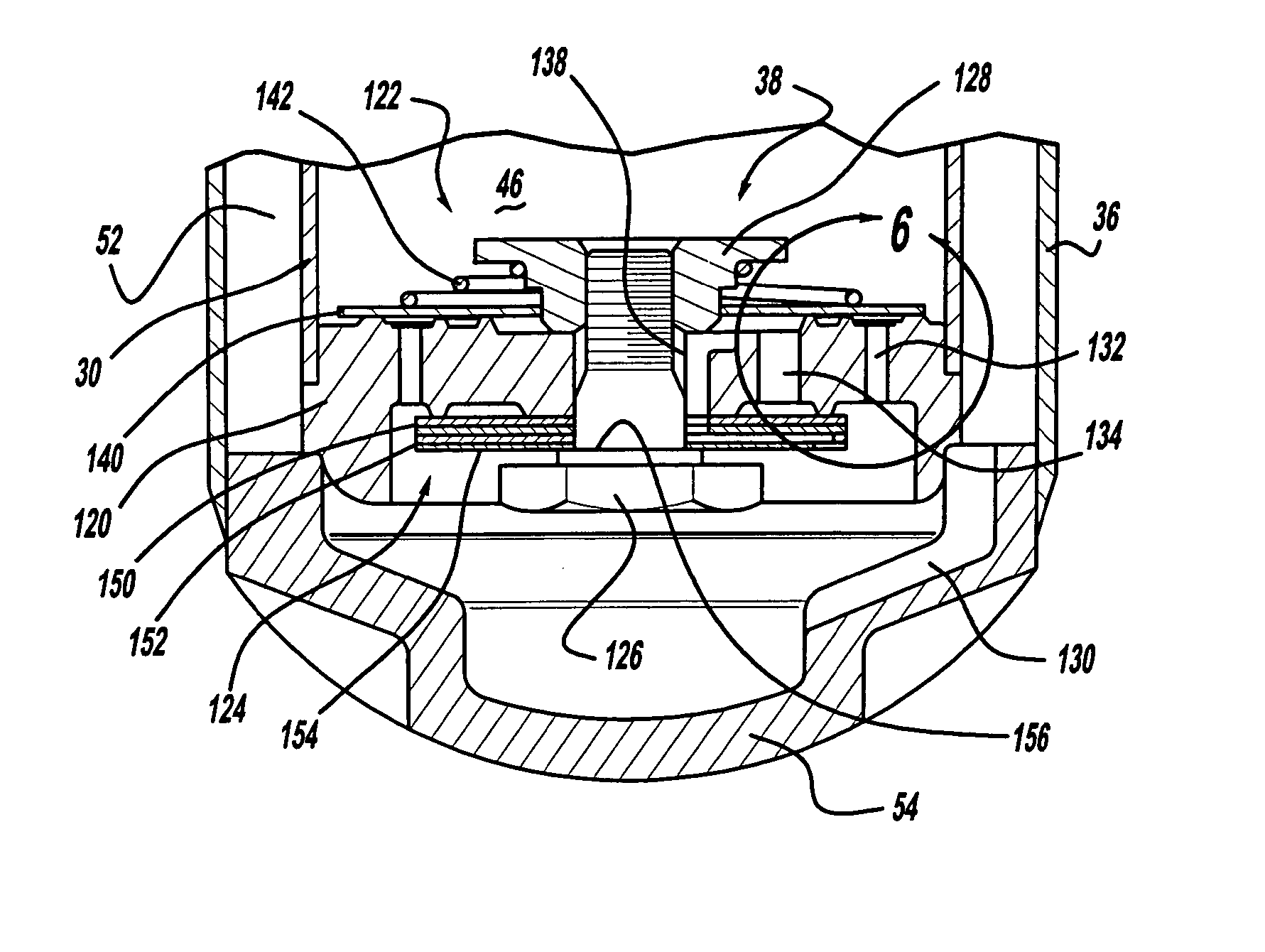 Extra support land for valve disc