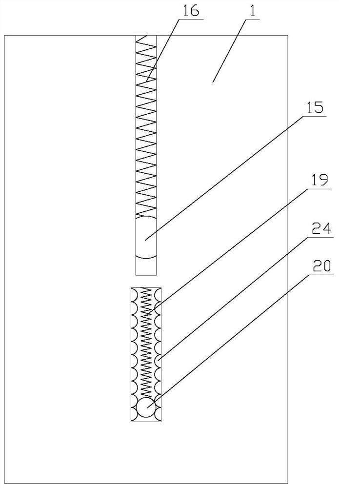 Wheat processing device with good dedusting effect