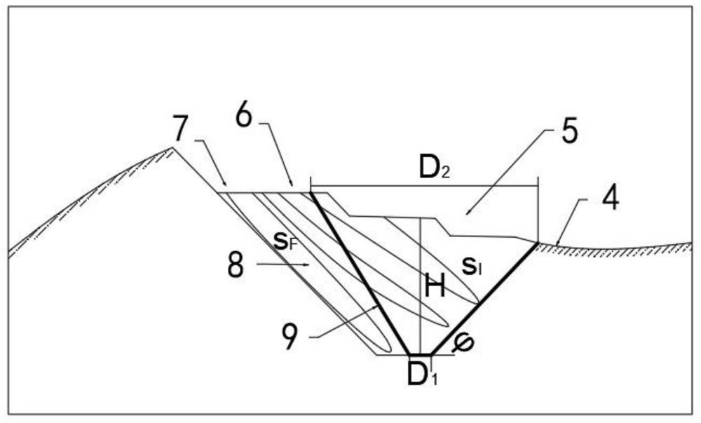 Method for realizing rapid internal dumping of metal strip mine hillside mining