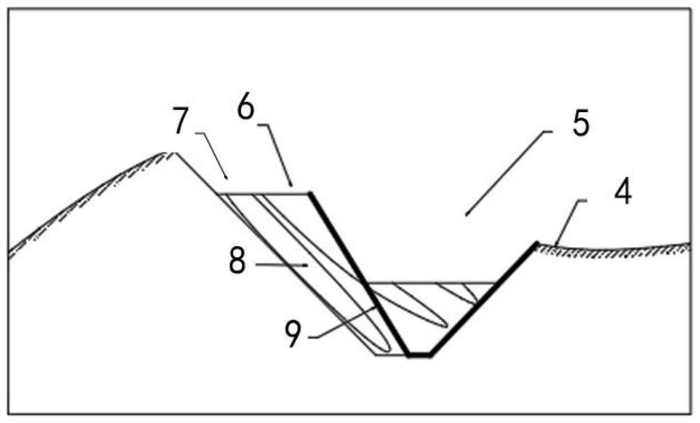 Method for realizing rapid internal dumping of metal strip mine hillside mining