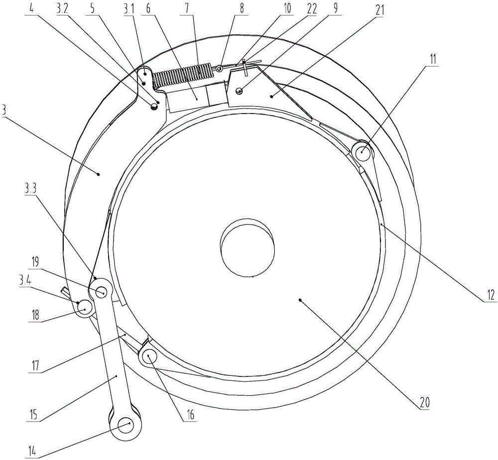 Belt brake device