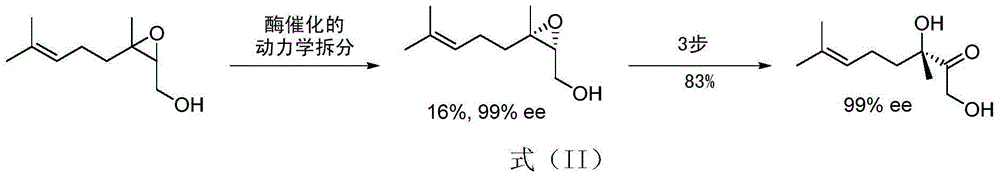 1,3-dihydroxy-3,7-dimethyl-6-octen-2-one synthesis method