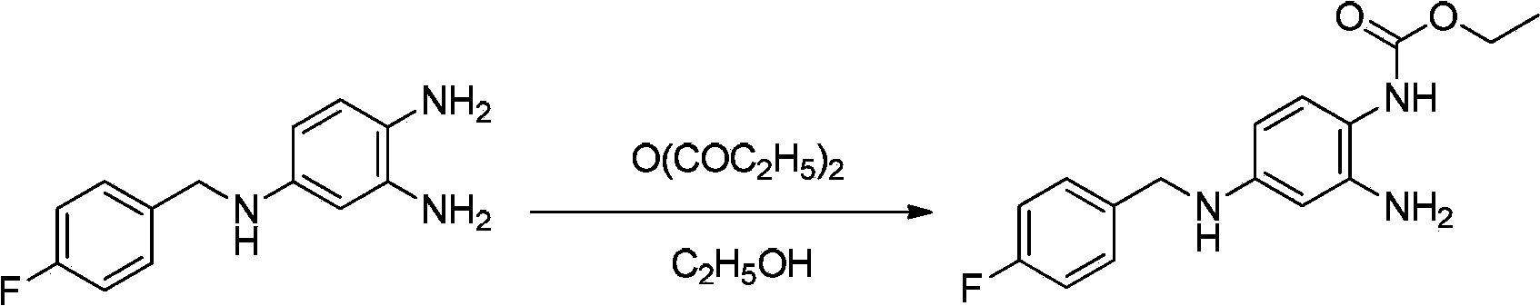 Method of synthesizing retigabine