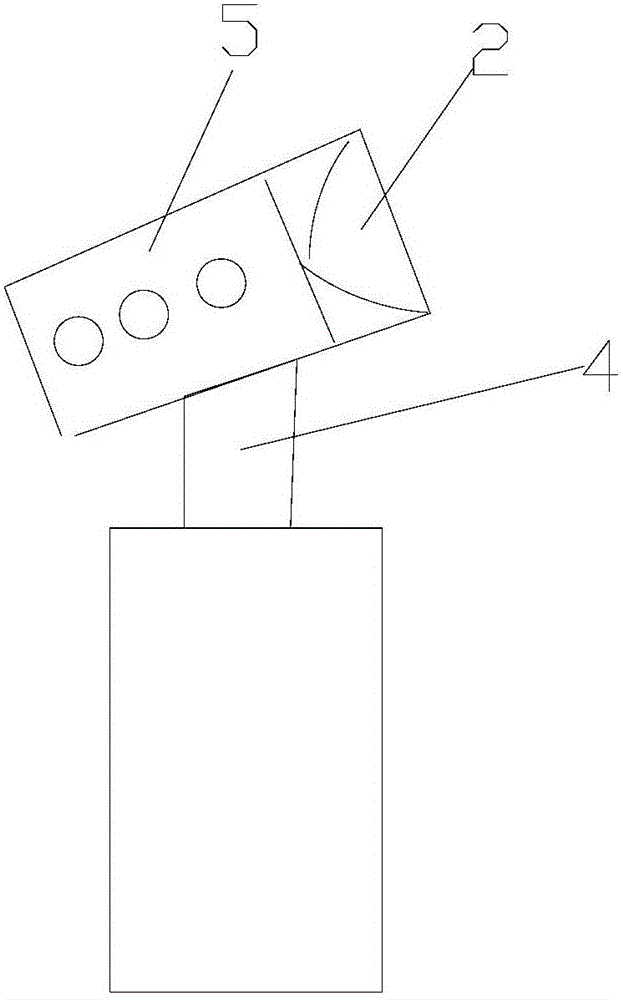 Device for repelling birds by light and method for repelling birds using the device