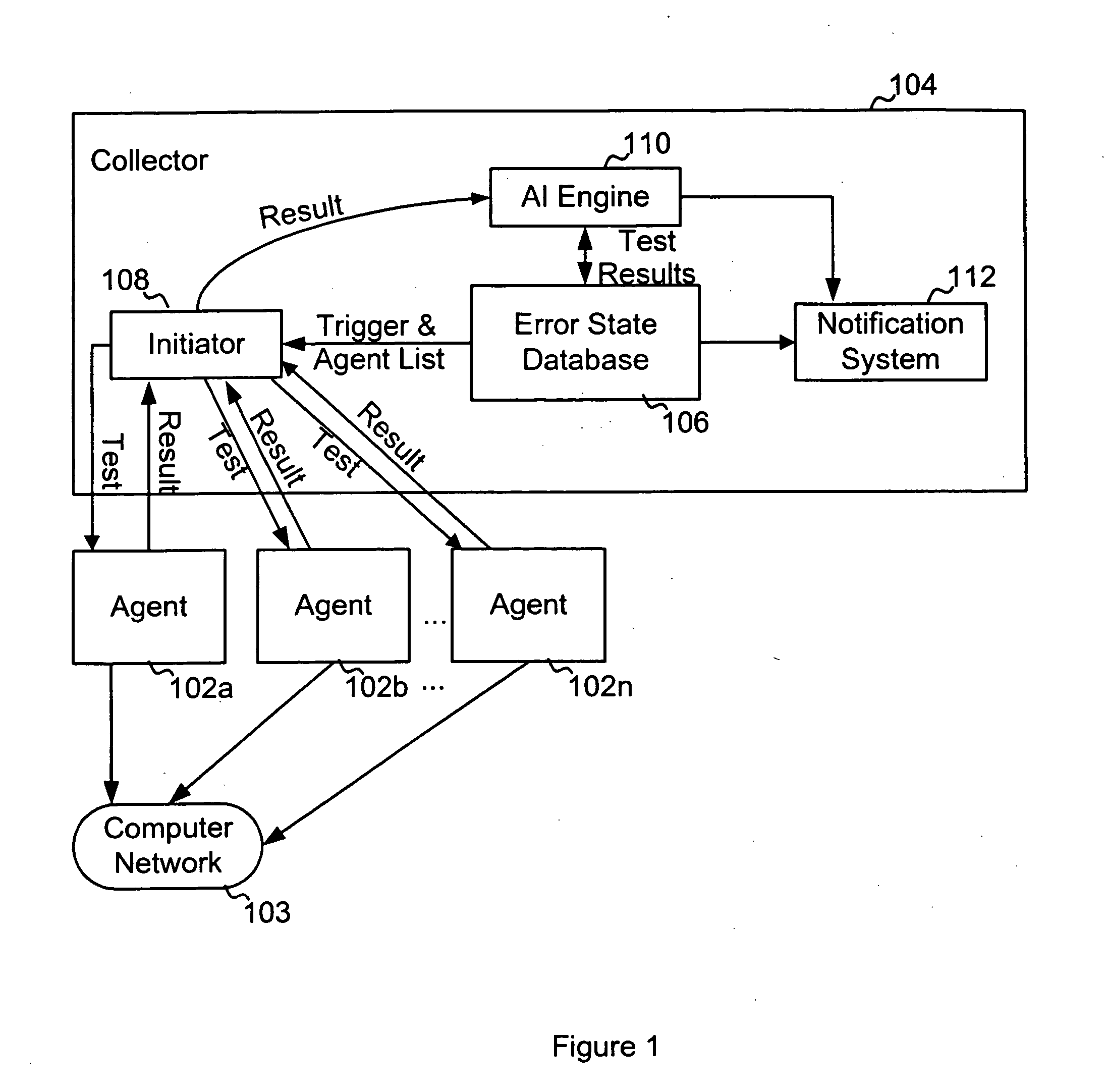 System and method for monitoring state information in a network